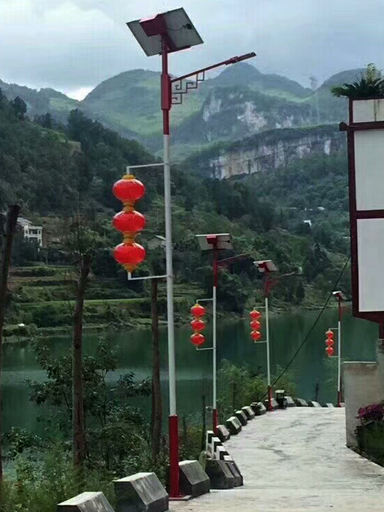 河南省郑州市6米太阳能道路灯工程案例